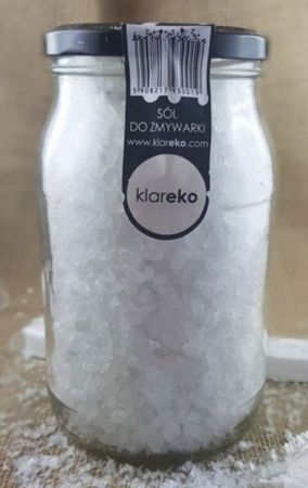 Sól do zmywarki - bezzapachowa - szklany słój 1kg