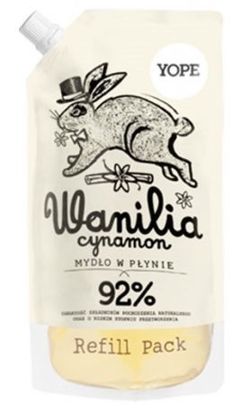 Naturalne mydło w płynie Wanilia i Cynamon - Zapas 500ml