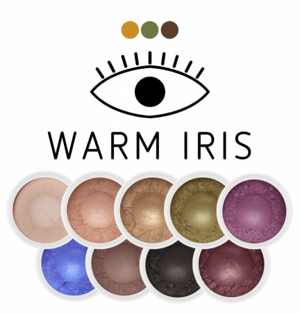 Zestaw mini cieni Warm Iris