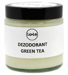 Dezodorant ekologiczny w kremie z olejkiem z zielonej herbaty (szkło) 120ml